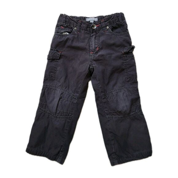 pumpkin patch Other - Pumpkin Patch Toddler Cargo Pants 2T Gray Elastic Waist Fleece Lined Adjustable